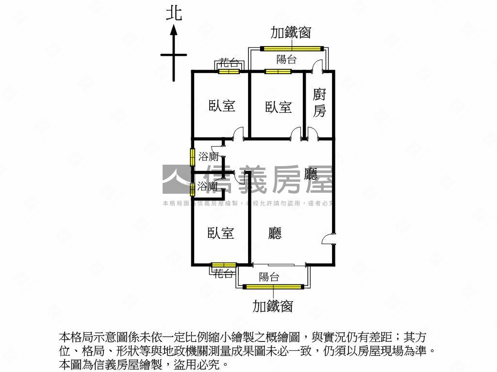 天下居輕鬆成家三房房屋室內格局與周邊環境