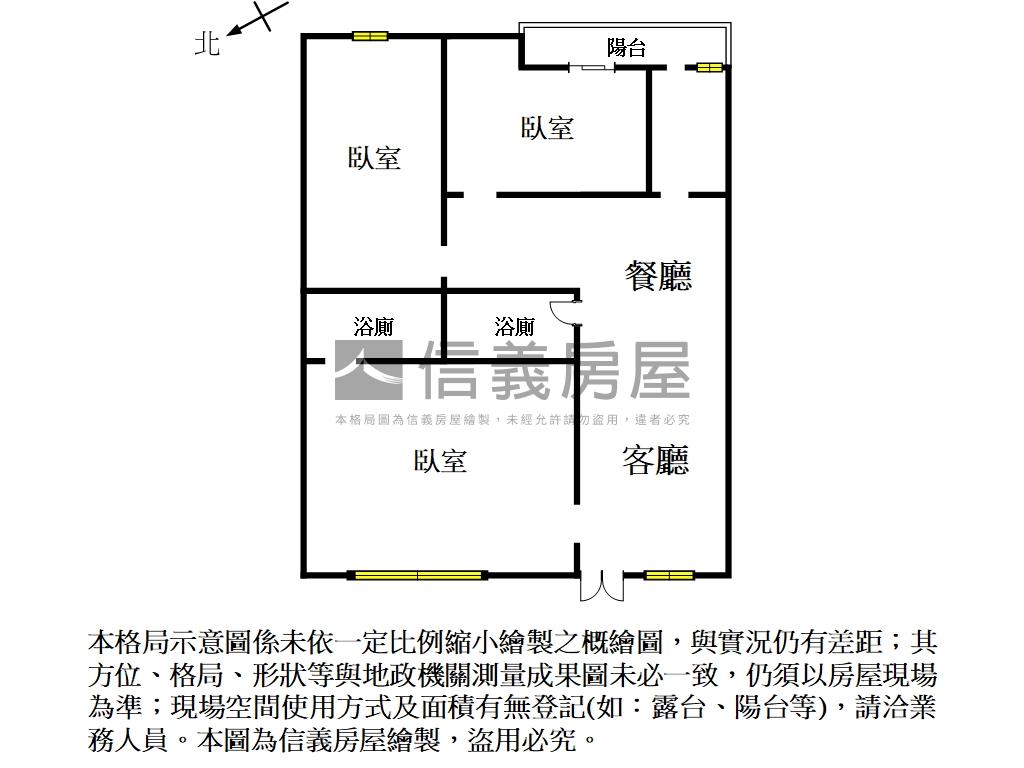 北區｜育賢街公寓房屋室內格局與周邊環境