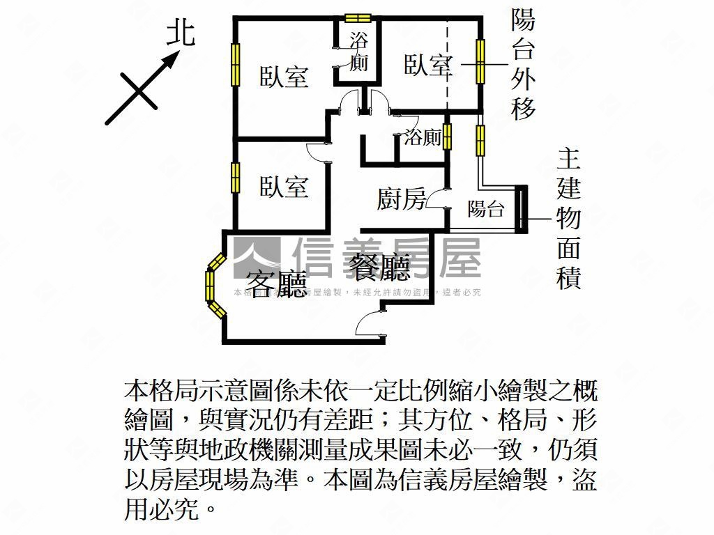 龍安《真愛Ｅ區》３房車位房屋室內格局與周邊環境