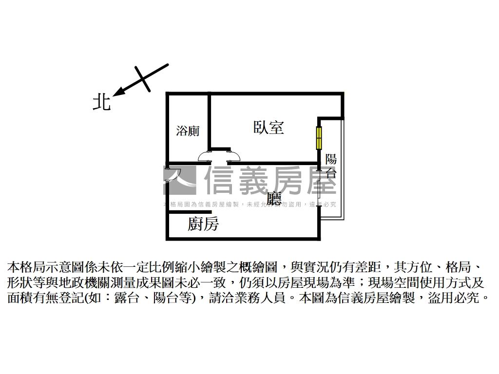 哲人德林美妝一房房屋室內格局與周邊環境