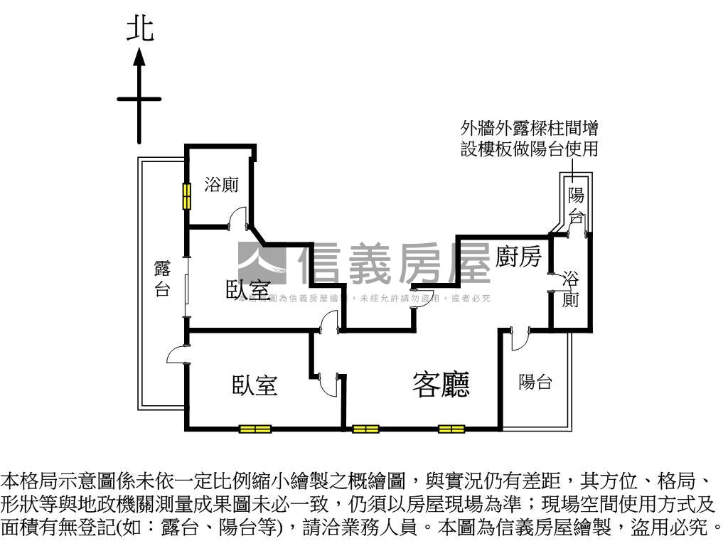 捷運中山臻品公園二房９樓房屋室內格局與周邊環境