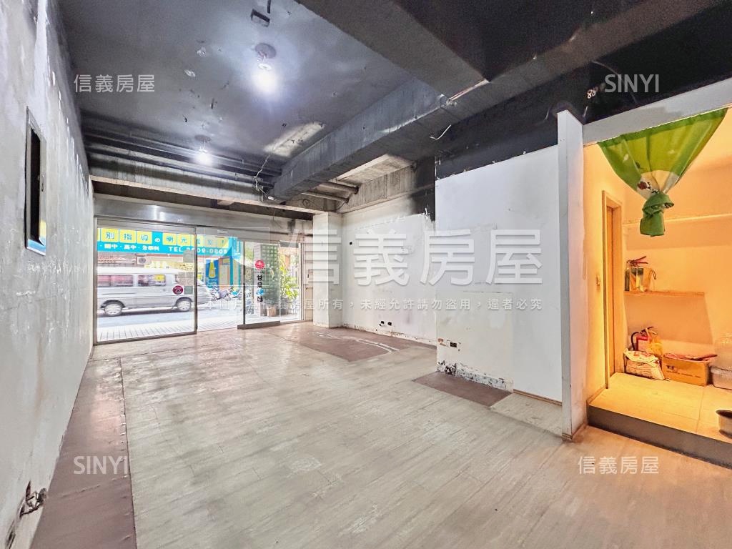 重劃區旁面寬金店面房屋室內格局與周邊環境