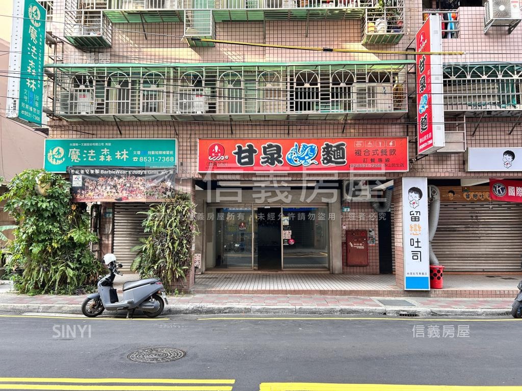 重劃區旁面寬金店面房屋室內格局與周邊環境