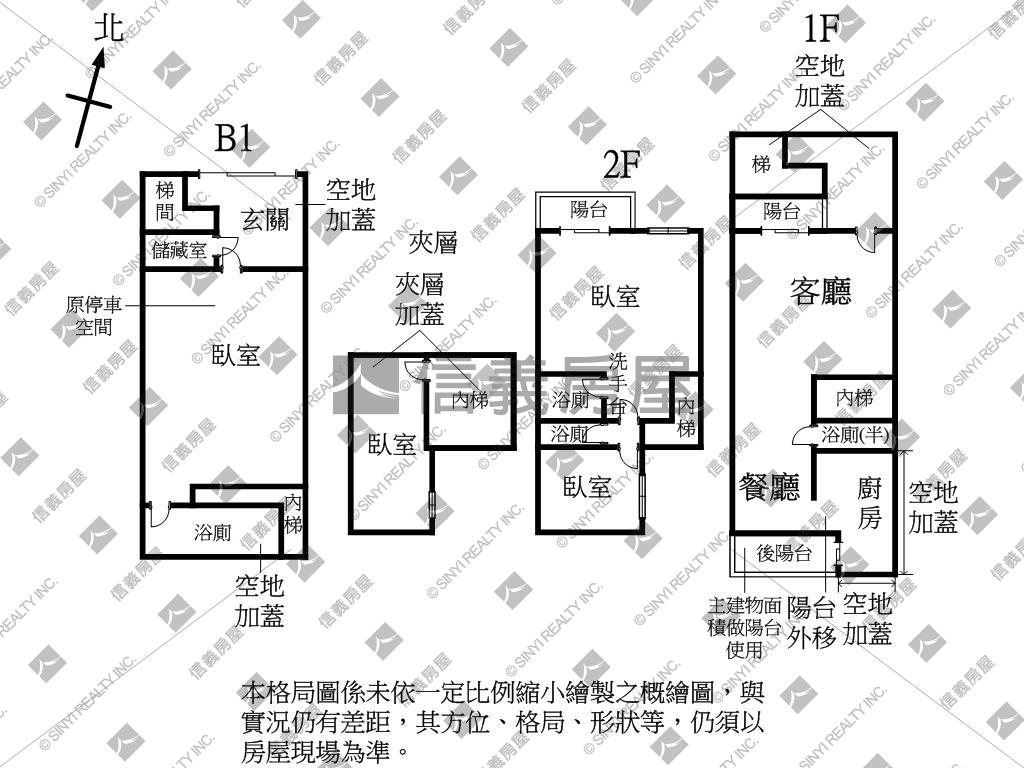 歐洲聯邦下疊第一排美屋房屋室內格局與周邊環境