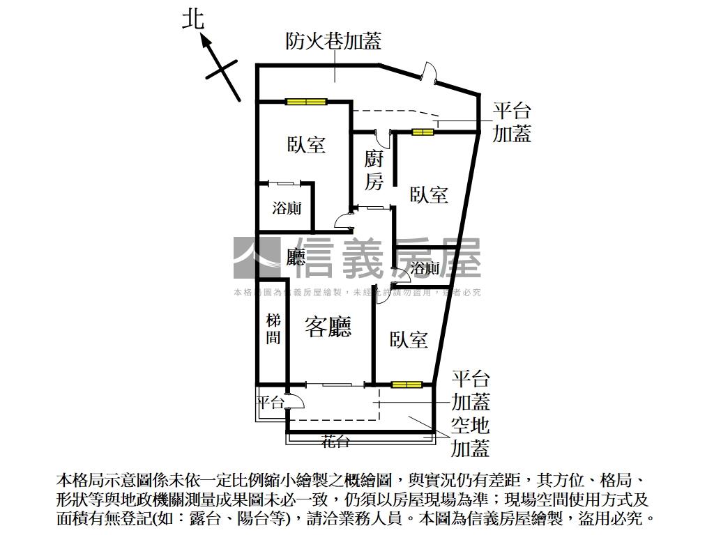 螢橋國小１樓置產屋房屋室內格局與周邊環境