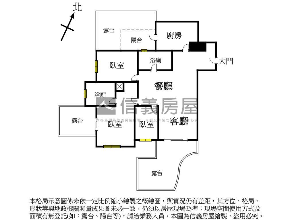 獨家涵翠Ω稀有三房大空間房屋室內格局與周邊環境