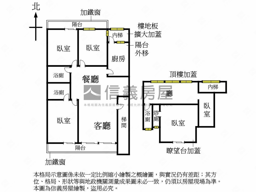 獨家慶城文華美廈頂加房屋室內格局與周邊環境