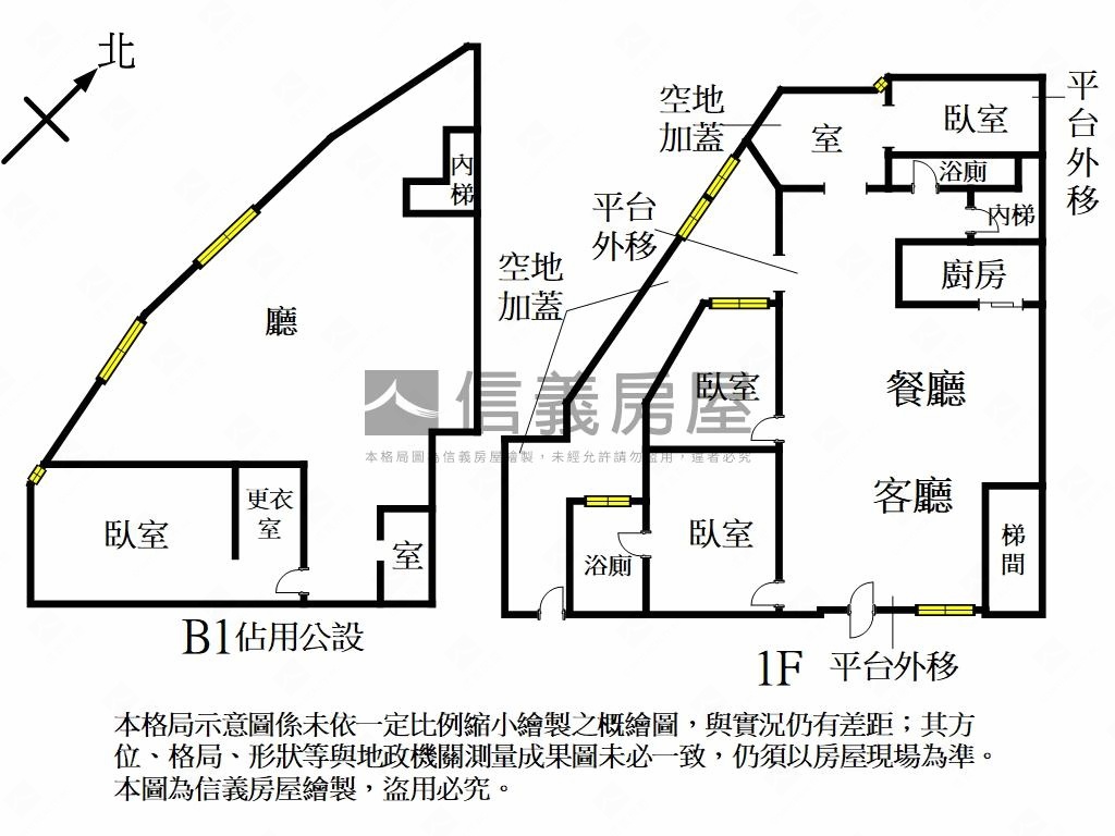 綠意邊間採光成福一樓房屋室內格局與周邊環境