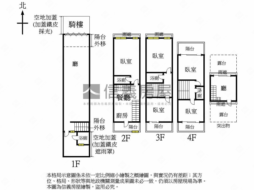 ５房震後大地坪臨路透天房屋室內格局與周邊環境