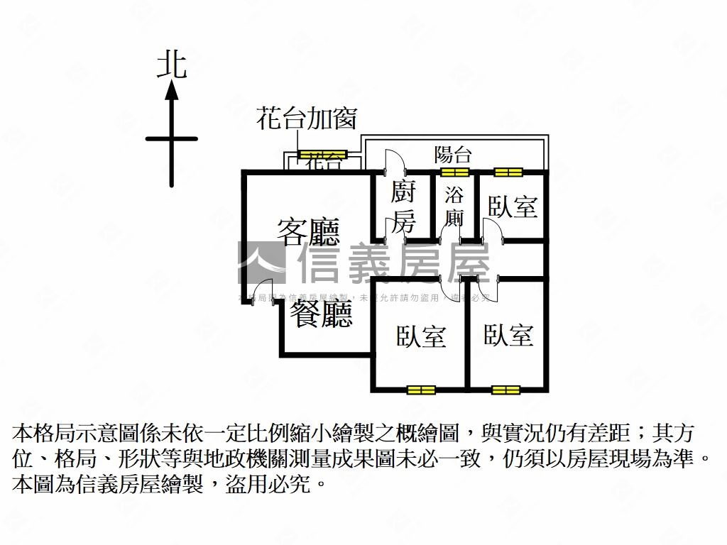 一定會成功！電梯高樓三房房屋室內格局與周邊環境