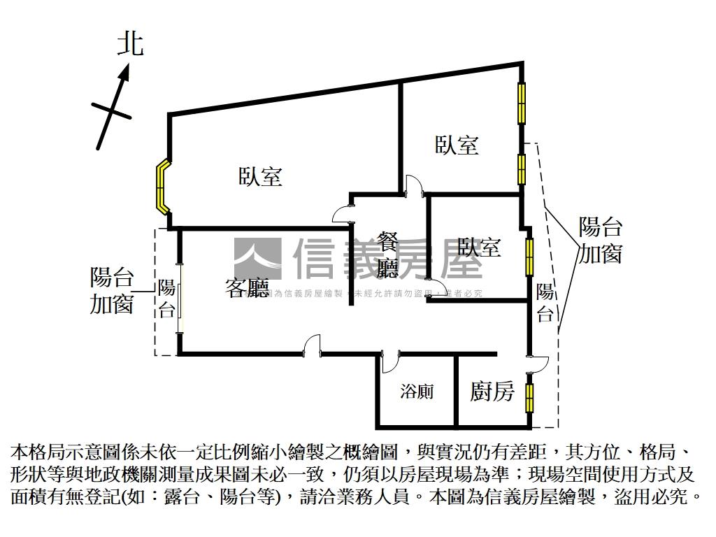 一層一戶市區電梯大空間房屋室內格局與周邊環境