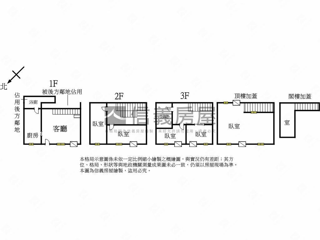 萬華武成街靜巷透天厝房屋室內格局與周邊環境