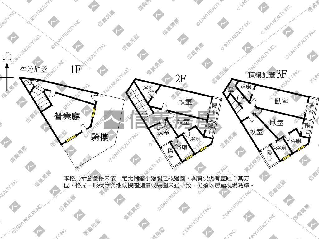 西屯漢口商圈角間滿租店套房屋室內格局與周邊環境