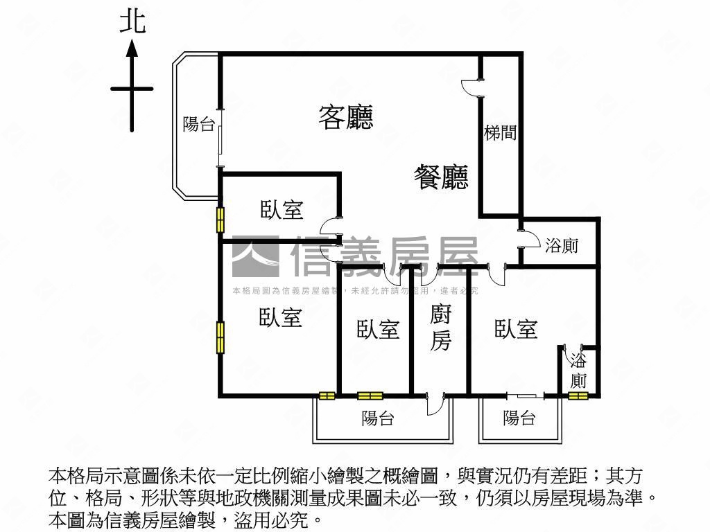 【北屯－凱旋天下】大四房房屋室內格局與周邊環境