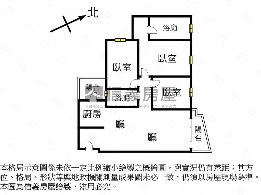 世紀官邸頂樓帝王戶房屋室內格局與周邊環境