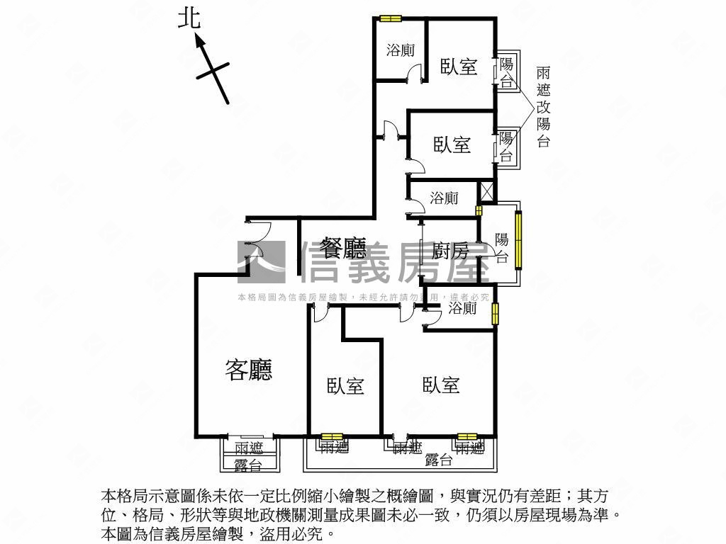 面總圖綠園道大四房雙車位房屋室內格局與周邊環境