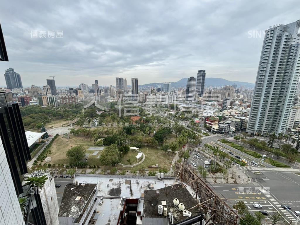 中央公園首排．臻愛景觀宅房屋室內格局與周邊環境