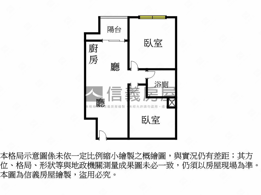 看著山景呼吸的兩房房屋室內格局與周邊環境