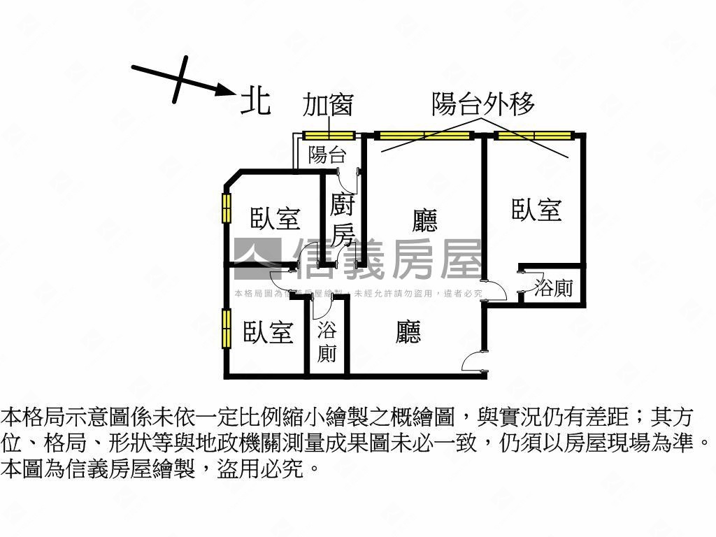 捷運丹鳳台北皇家採光三房房屋室內格局與周邊環境