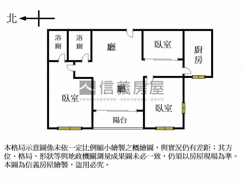捷運。學區。名家三房房屋室內格局與周邊環境