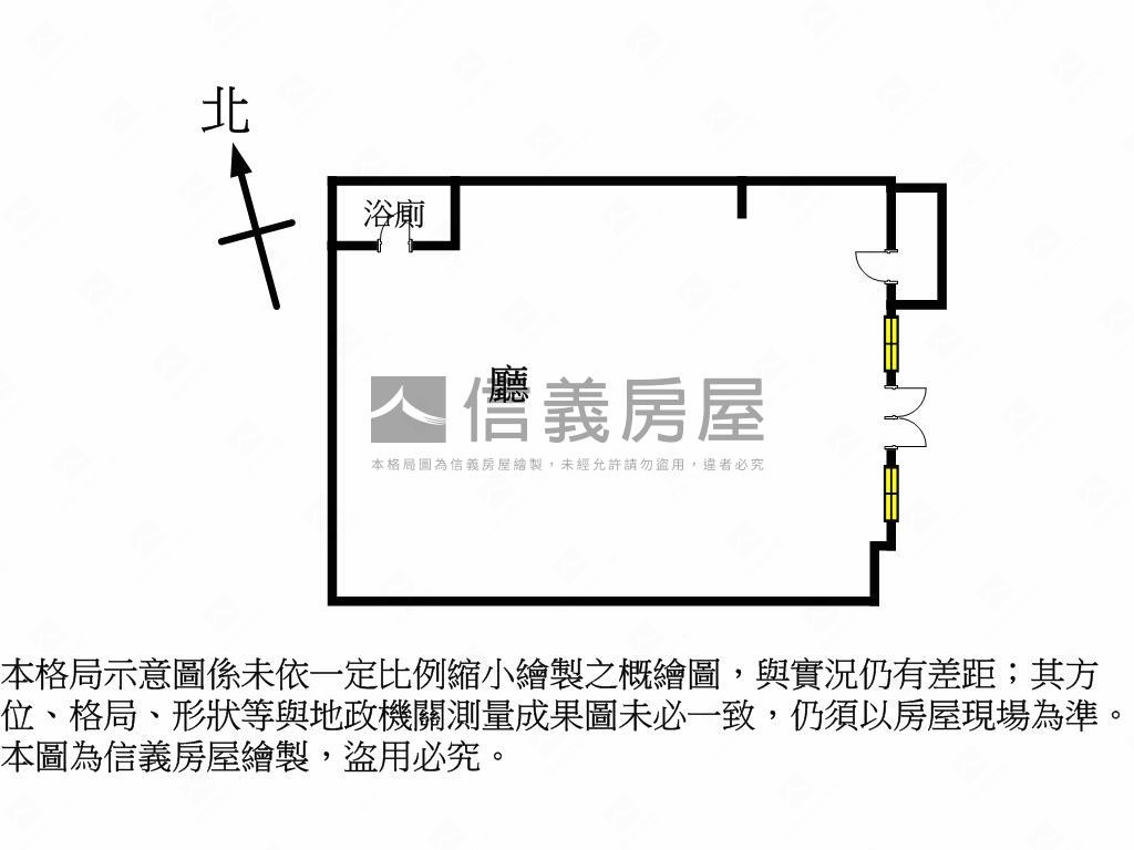 惠宇上和面公園店面房屋室內格局與周邊環境