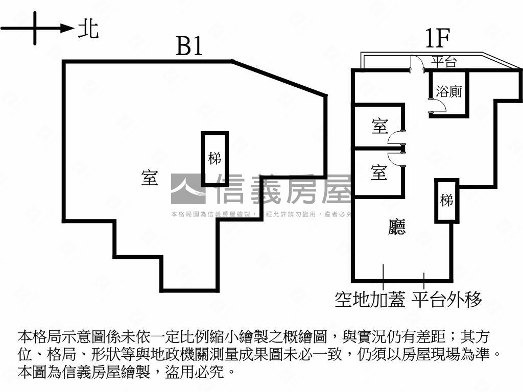 敦北商圏店辦房屋室內格局與周邊環境