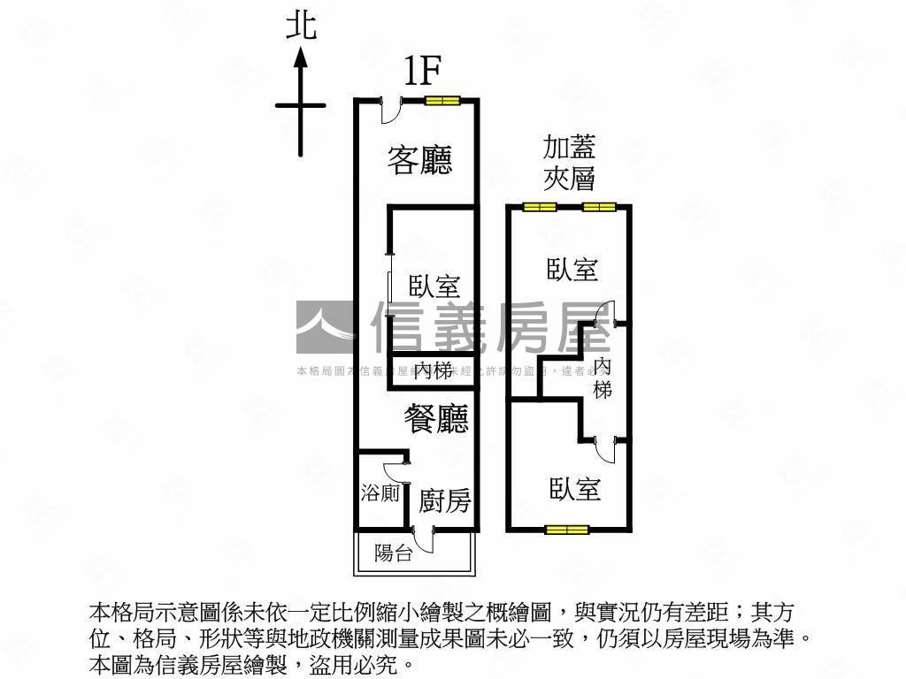 民生社區挑高大空間房屋室內格局與周邊環境