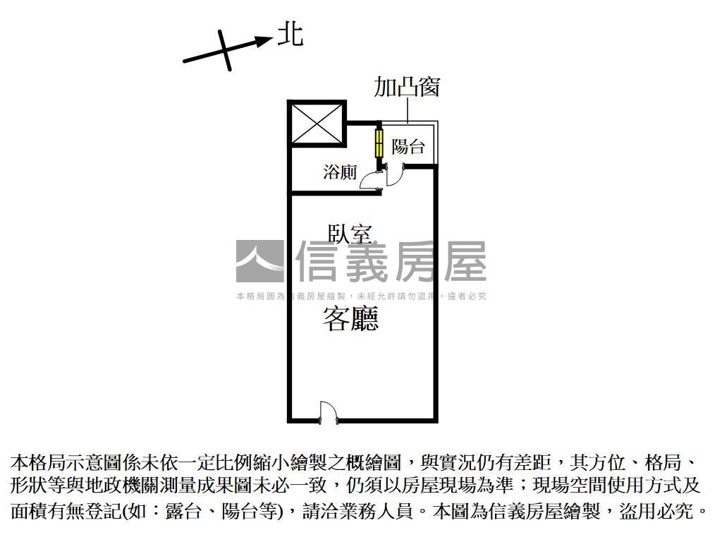 北區精華蛋黃區套房房屋室內格局與周邊環境