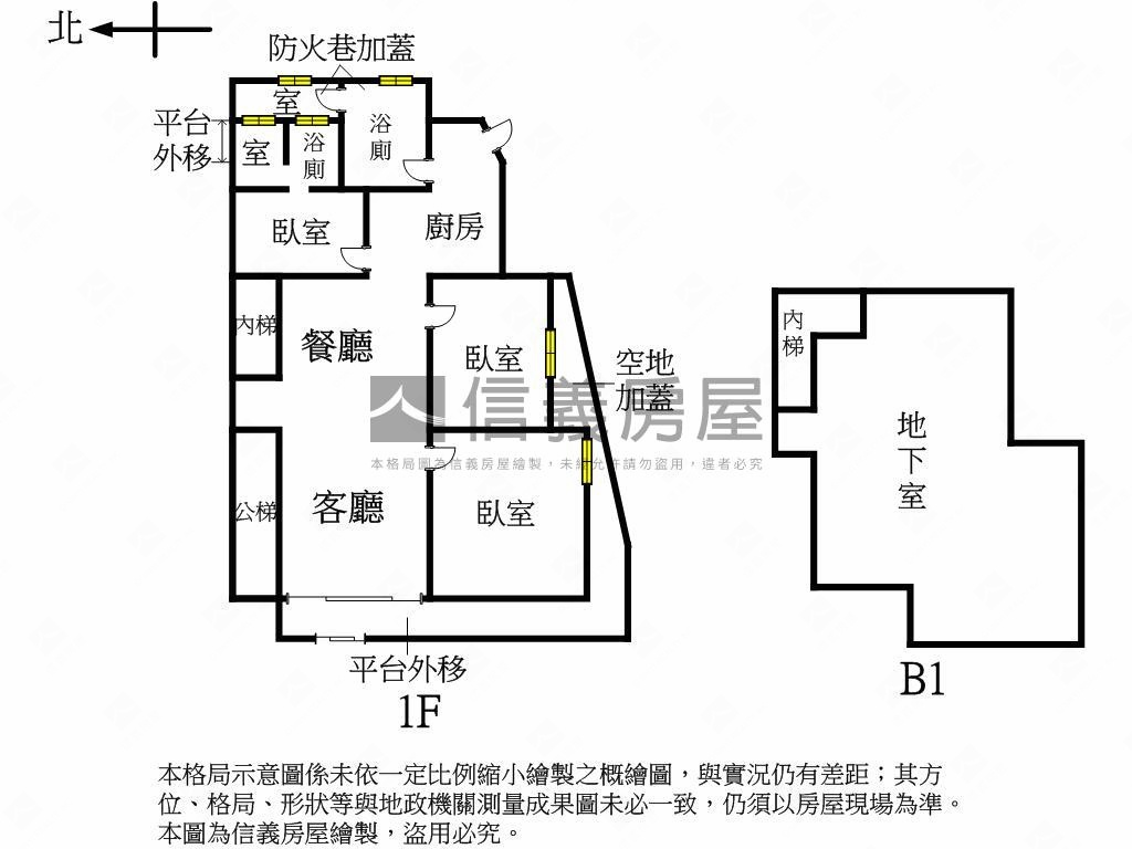 傳家慶典一樓房屋室內格局與周邊環境