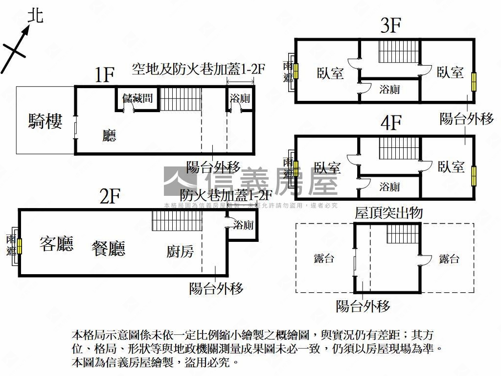 潛力１４期水湳中清路透店房屋室內格局與周邊環境