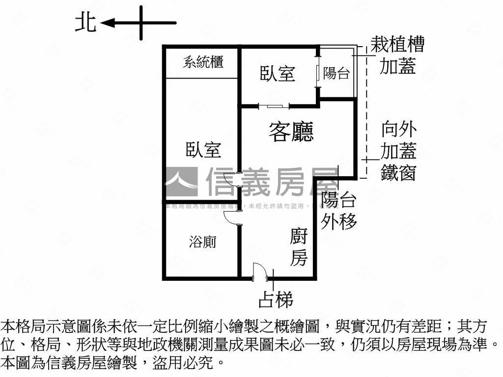 專任華爾滋電梯小資族２房房屋室內格局與周邊環境