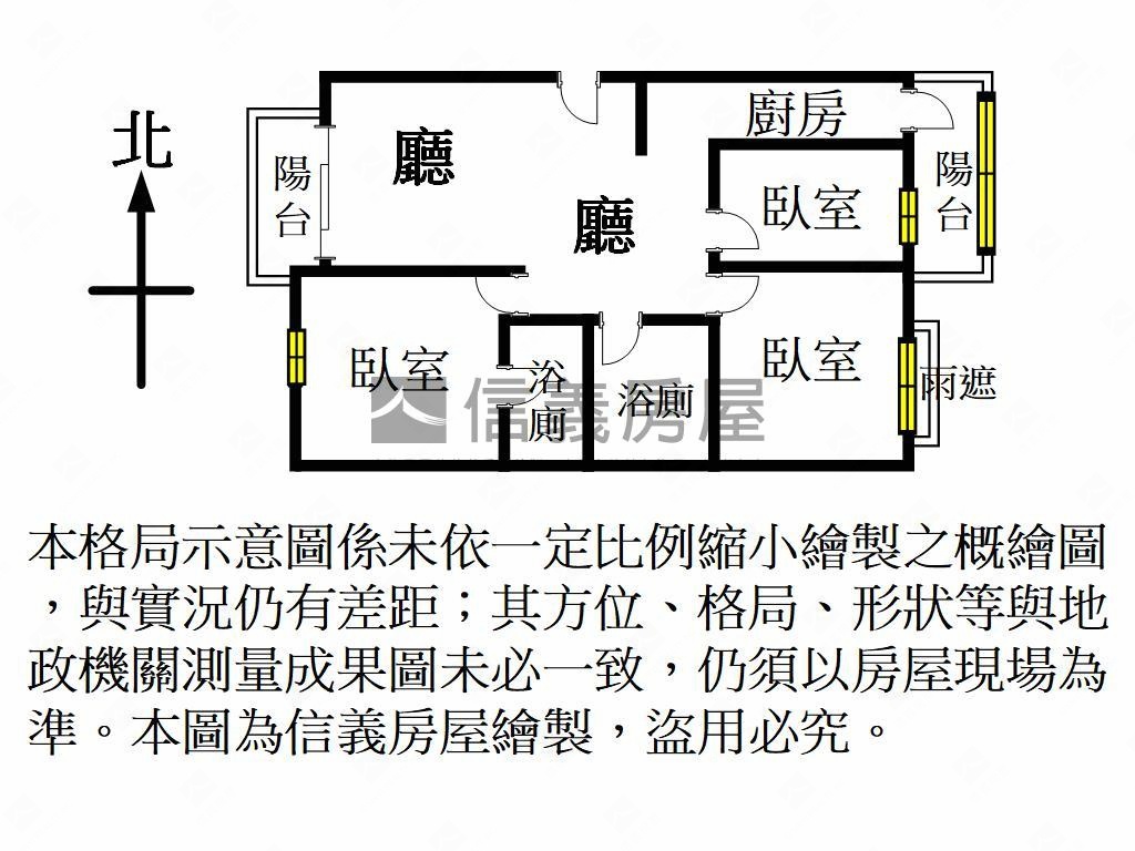 近未來環北國中⭐三房車位房屋室內格局與周邊環境