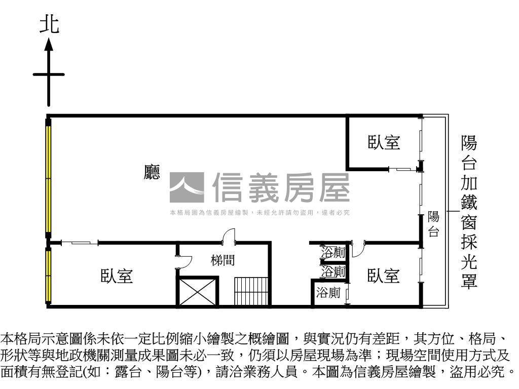 一層一戶獨立衛浴辦公室房屋室內格局與周邊環境
