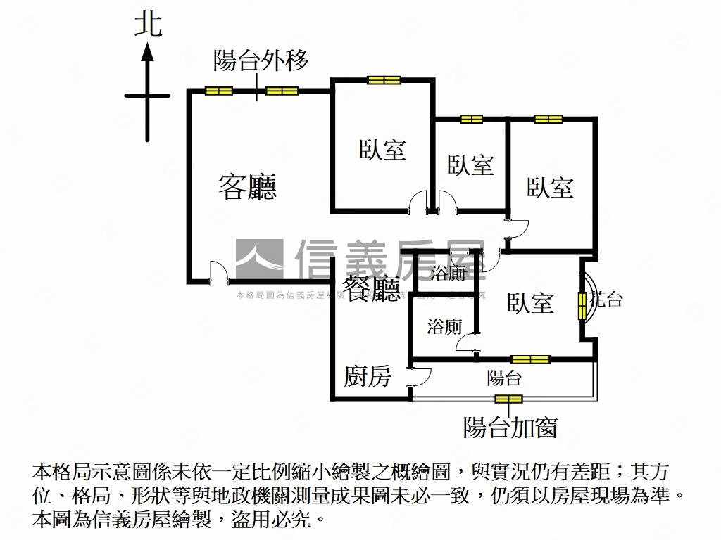 台北加州高樓四房雙車位房屋室內格局與周邊環境