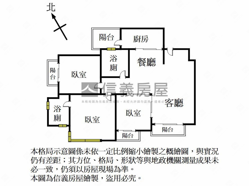 高鐵區宏觀大器美３房房屋室內格局與周邊環境