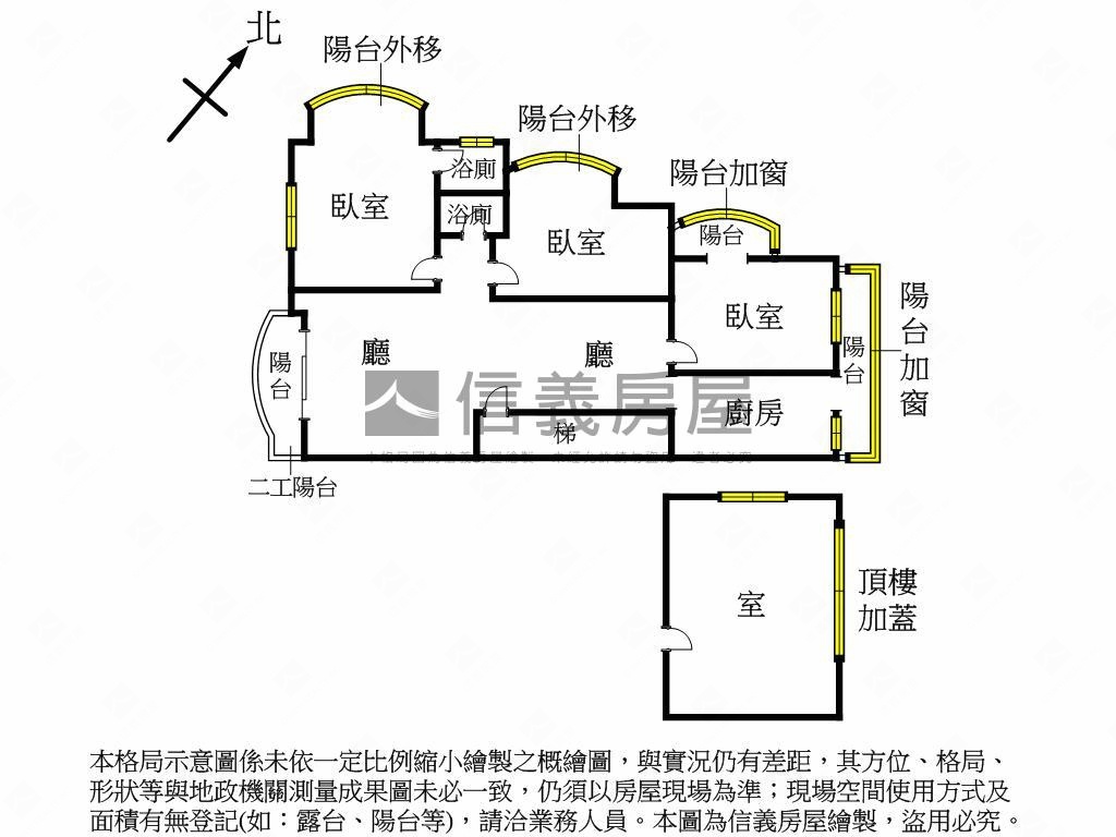 三面採光大使特區大空間房屋室內格局與周邊環境