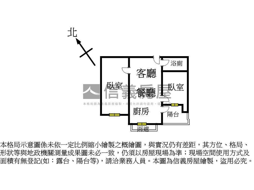 市政愛悅視野戶兩房平車！房屋室內格局與周邊環境
