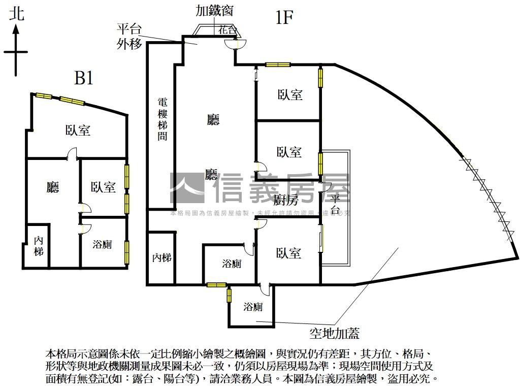 稀有邊間美妝車庫一樓房屋室內格局與周邊環境