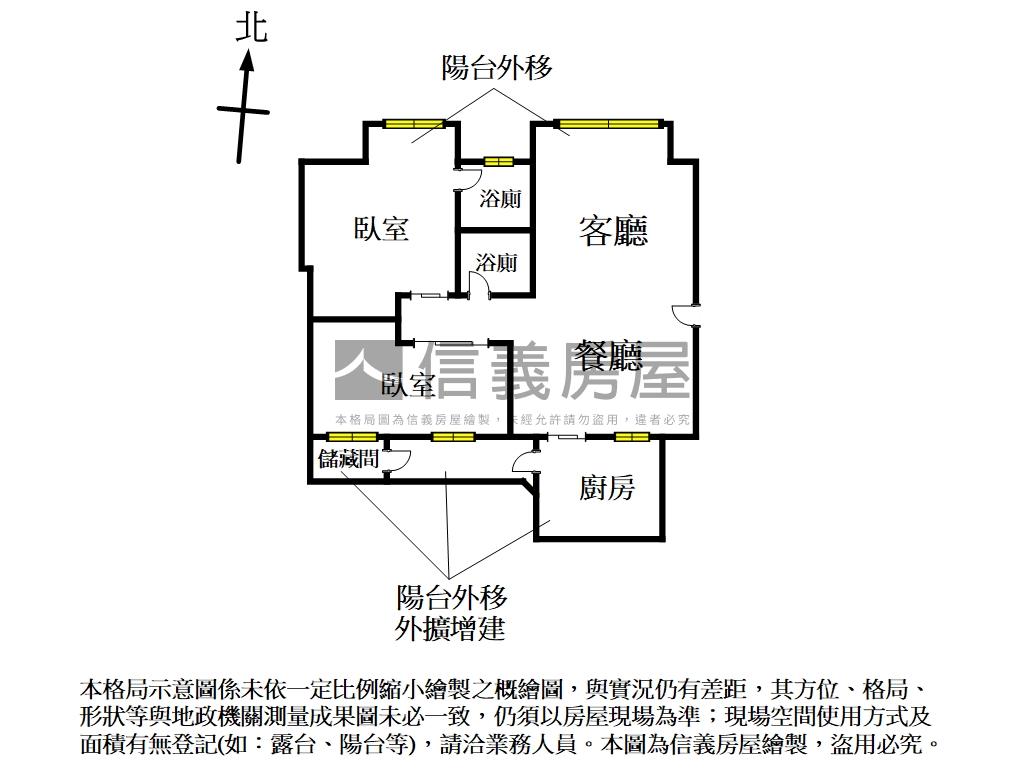 天母陽明新城房屋室內格局與周邊環境