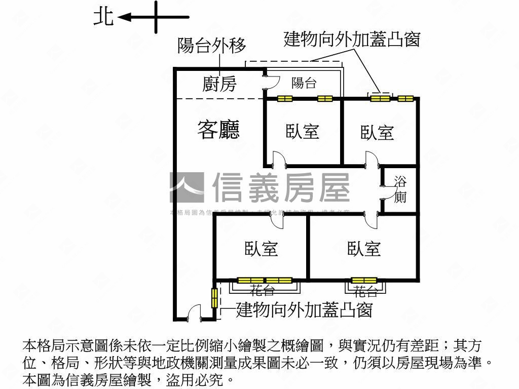 汐止國宅方正４房車位房屋室內格局與周邊環境