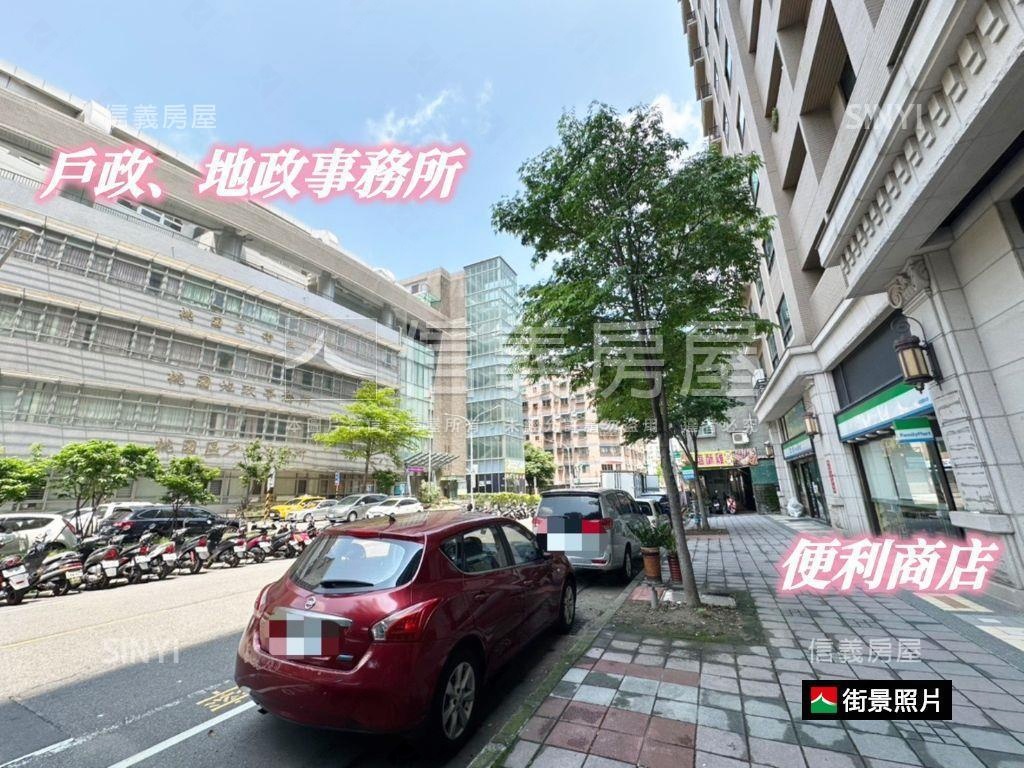 戶政首排·面中庭兩房車位房屋室內格局與周邊環境