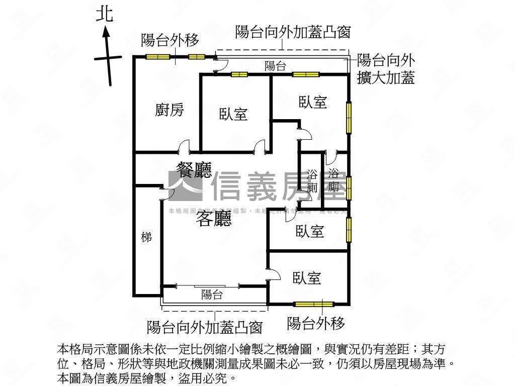 承德明亮邊間四房房屋室內格局與周邊環境