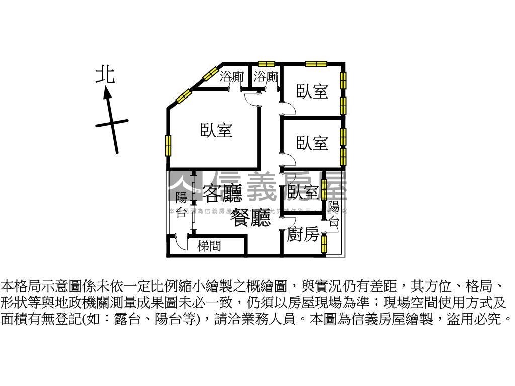 中壢華勛四房大空間美寓房屋室內格局與周邊環境