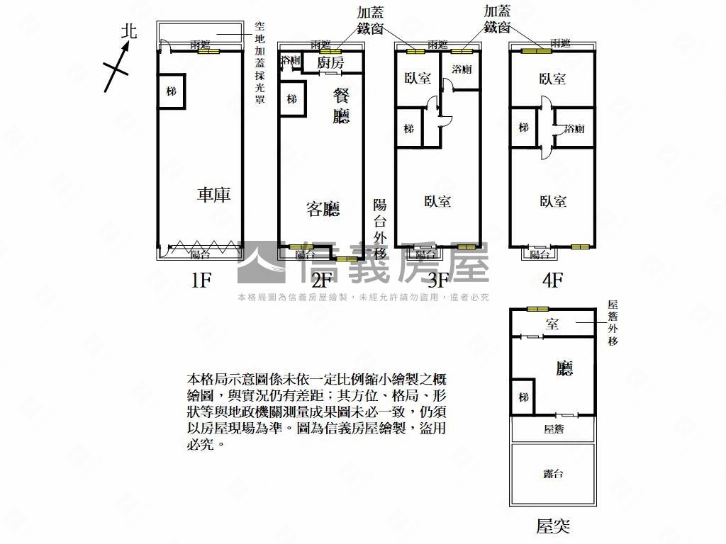 稀有大車庫中正藝墅透天房屋室內格局與周邊環境