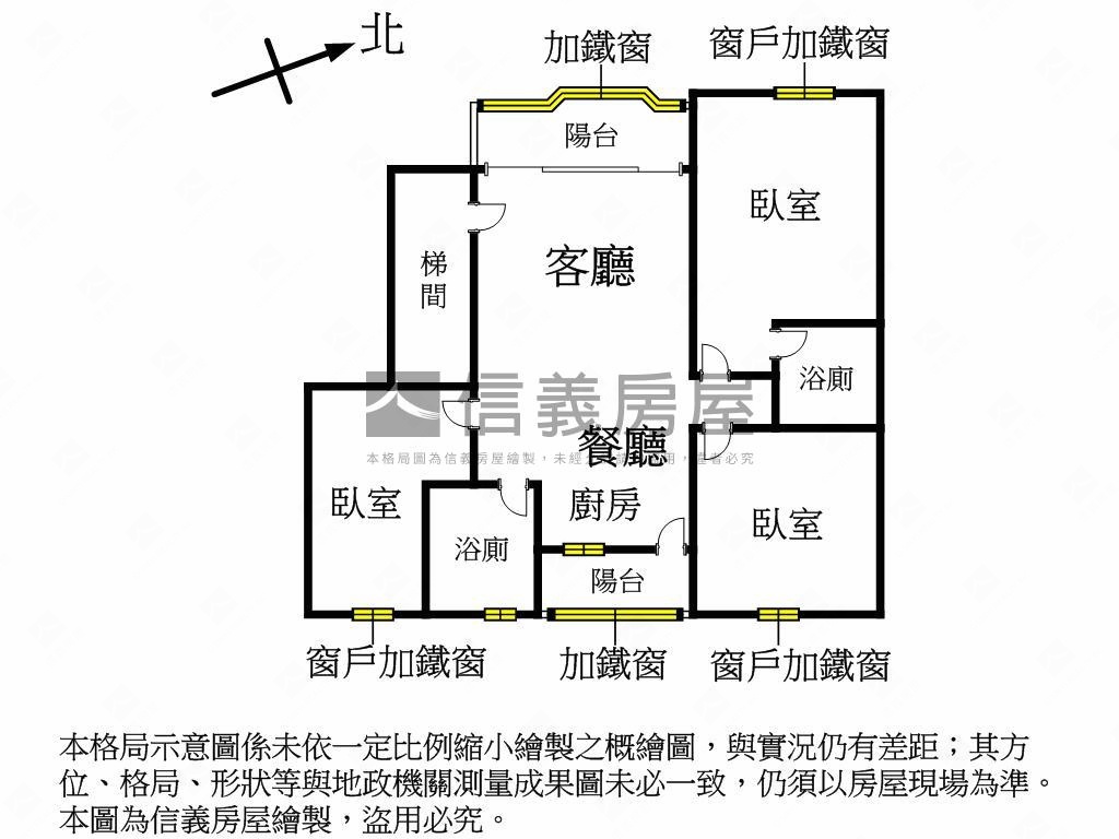 近北屯國小三房社區型美寓房屋室內格局與周邊環境