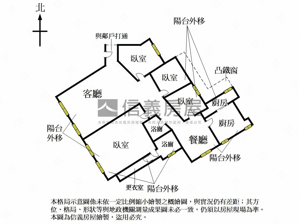 稀有近台北雙星大空間２房屋室內格局與周邊環境