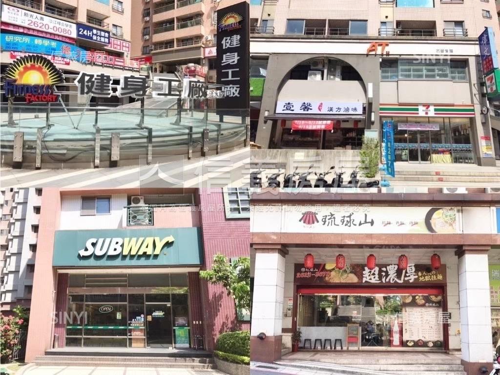 山水明居電梯四房車位房屋室內格局與周邊環境