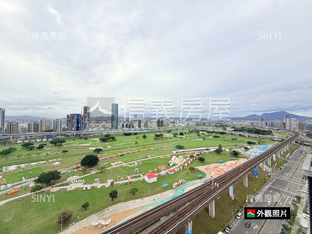 水映河景。漾豪邸三房車位房屋室內格局與周邊環境