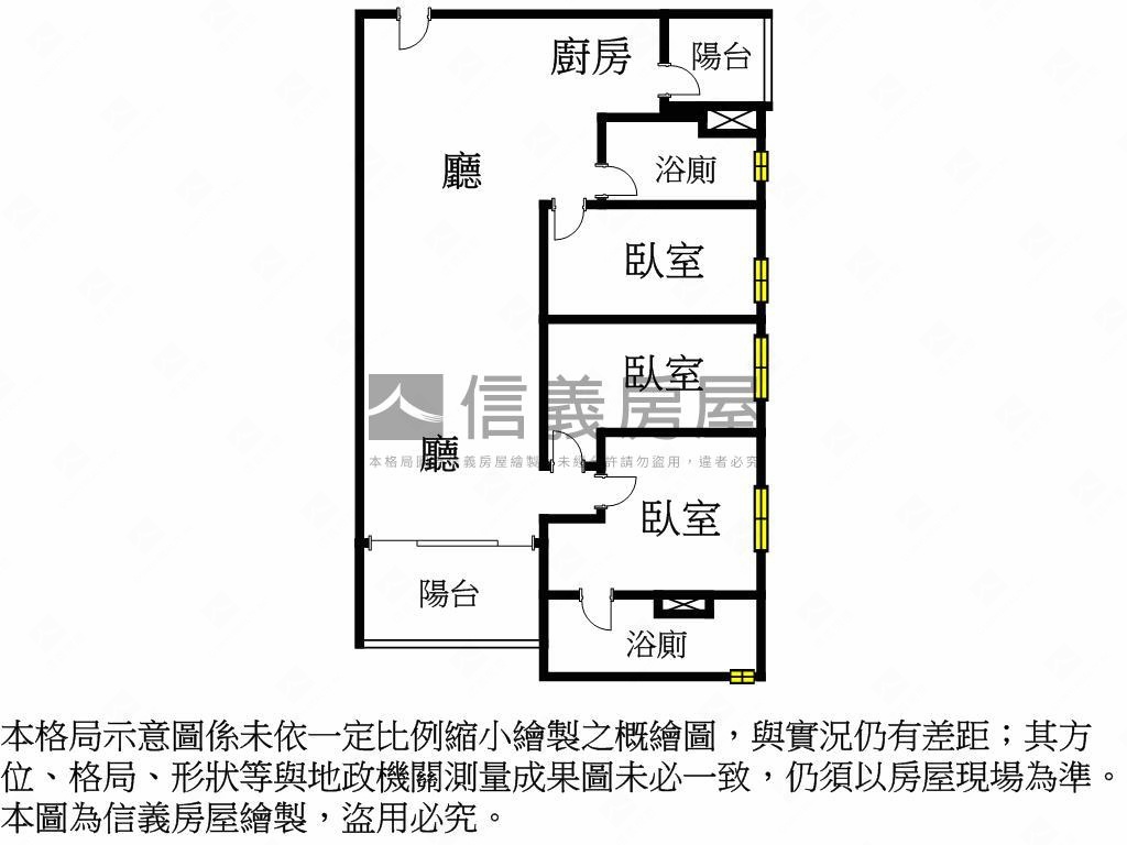 惠丞大璽三房平車房屋室內格局與周邊環境