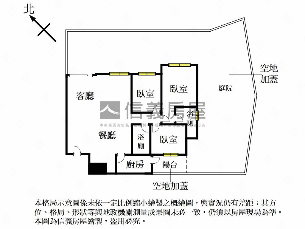 英倫公園大庭院戶三房車位房屋室內格局與周邊環境